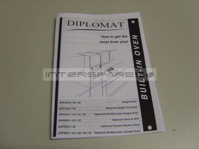 Diplomat Cooker / Oven INSTRUCTION MANUAL INSMANRANGER