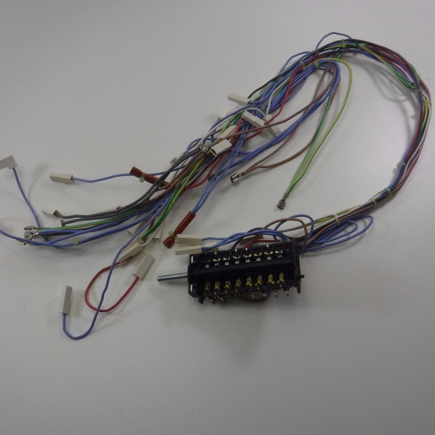 Smeg Cooker / Oven Selector Switch and Wiring Loom 690733492