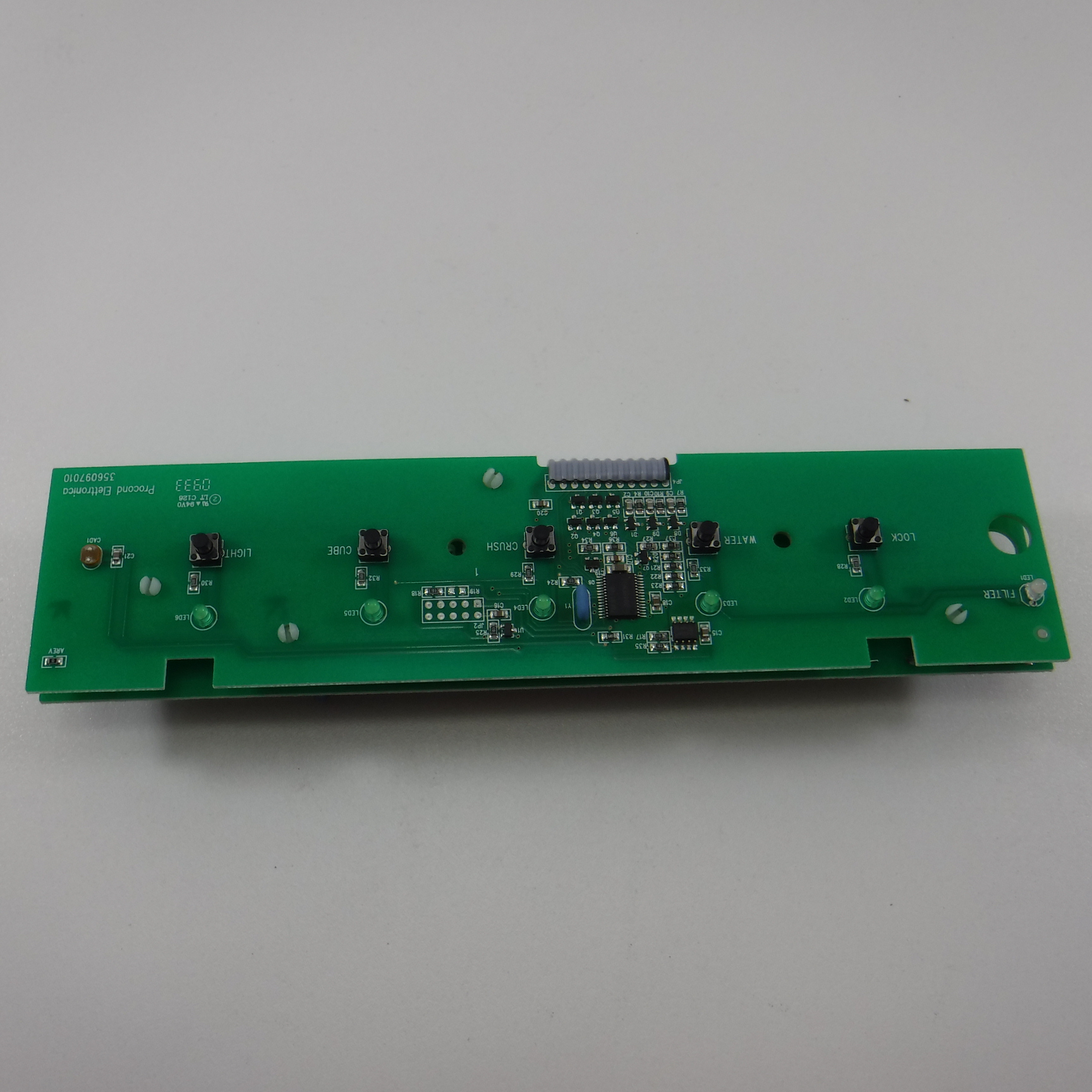 Admiral Amana Fridge and Freezer Fascia Control Panel / Dispensor 