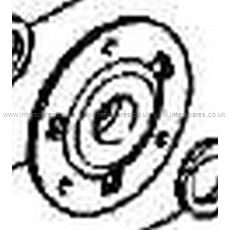 Zanussi Tricity Bendix Electrolux Aeg BEARING - REAR ASSEMBLY