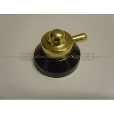 Diplomat CONTROL KNOB - BLACK / BRASS