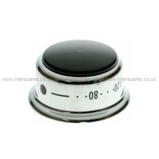 New World Spare Parts KNOB control oven Sil/Blk