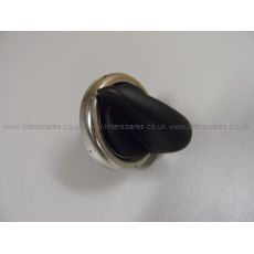 Nardi Electric Knob, Black, Chromate Ring