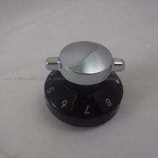 Stoves Spare Parts KNOB control h/p Blk/Sil