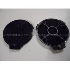 Cooke & Lewis Cata Designair Carbon Charcoal Filter - Pair CARBFILT4