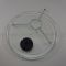 Diplomat De Dietrich Premium Appliance Brands Ltd Brandt GLASS TURNTABLE C/W ROLLER & DRIVE ASSEMBLY