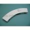 Amica Door Handle - White