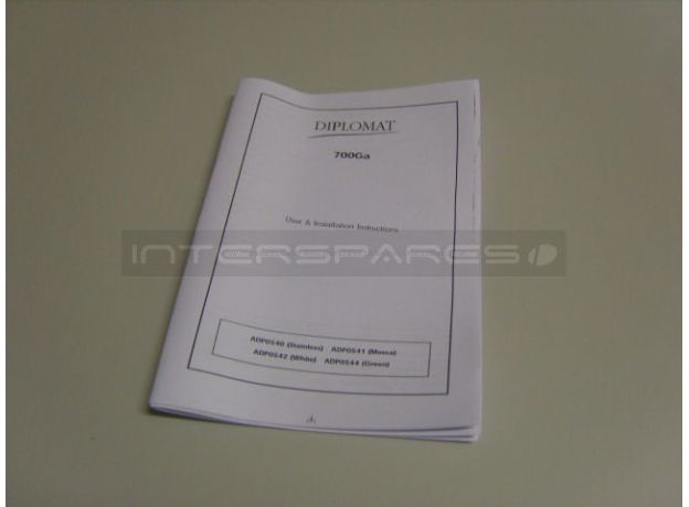 Diplomat INSTRUCTION MANUAL