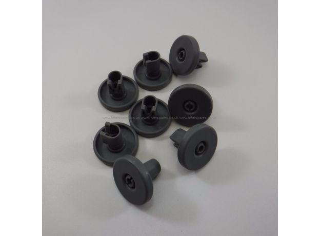 Aeg Tricity Bendix Zanussi Ikea Electrolux Basket Wheels - Lower Pack of 8