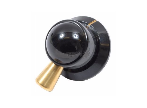 Spare Parts Control Knob Black Brass