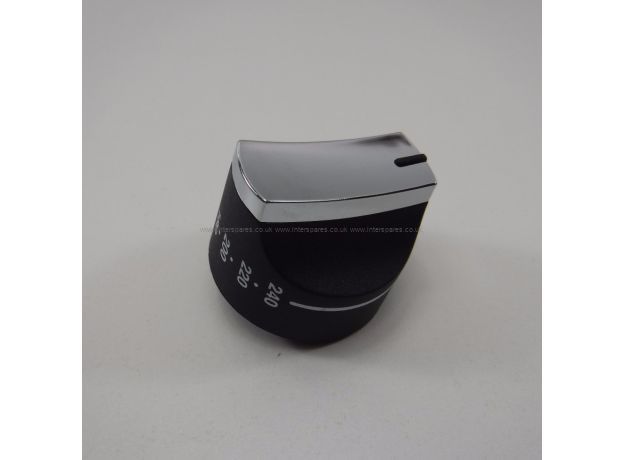 Stoves Spare Parts KNOB control elec stat fan blk/chr