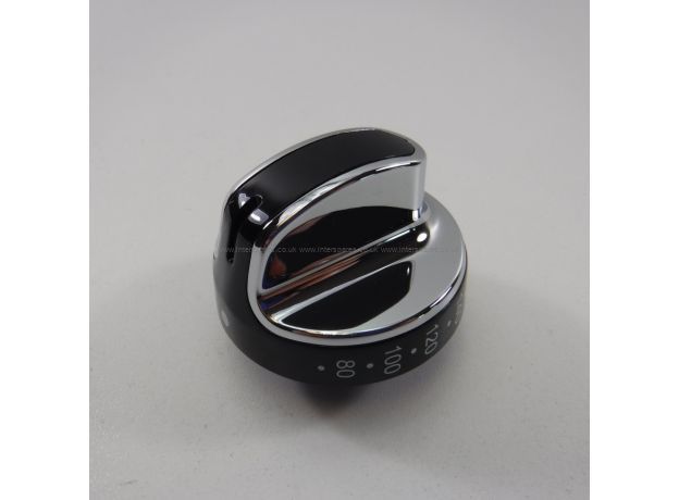 New World Spare Parts KNOB fs elec t/oven blk/chr