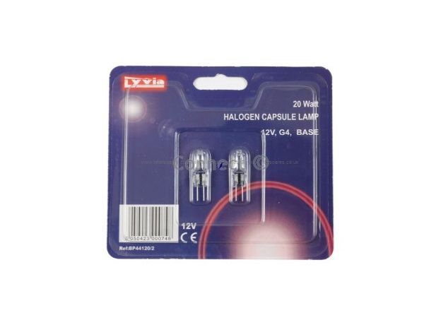 Accessories & Service Tools Halogen Bulb 12V 20W G4 Pair