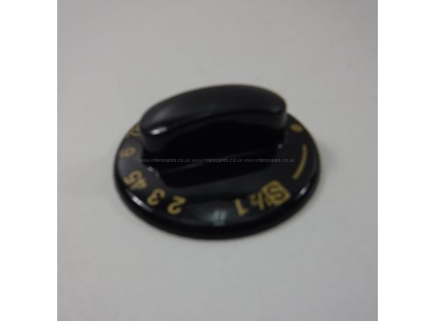 Stoves Spare Parts KNOB control main oven Blk/Gld