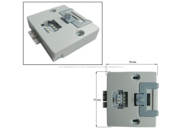 Electrolux Door Lock and Light Assembly Right Hand Hinged
