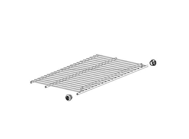 Electrolux Cabinet Shelf Lower including Fixings