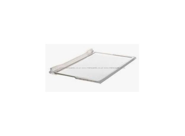 Cooke & Lewis Whirlpool MAIN GLASS SHELF WITH TRIMS