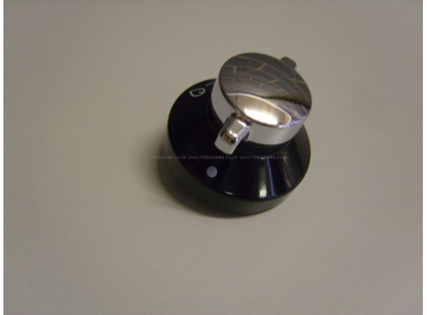 Diplomat Stoves CONTROL KNOB - BLACK / SILVER