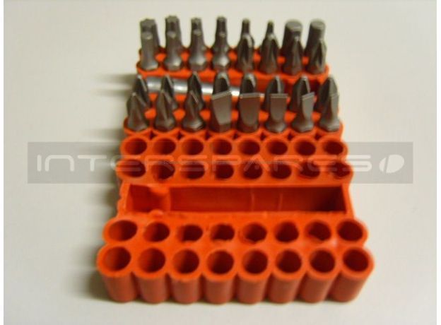Accessories & Service Tools 33PC x 25mm screwdriver bit set