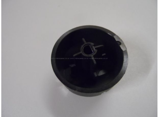 Stoves Spare Parts KNOB control hotplate Blk/Chr