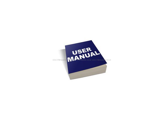 Electrolux INSTRUCTION MANUAL