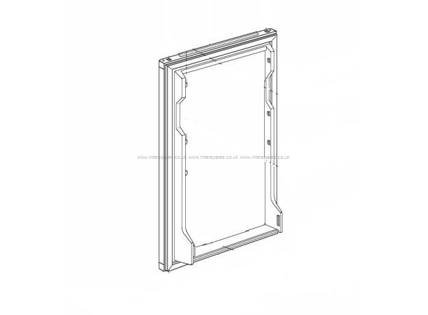 Electrolux Door Assembly c/w Seal