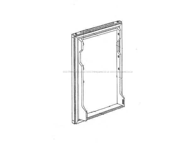Electrolux FRIDGE DOOR COMPLETE WITH SEAL