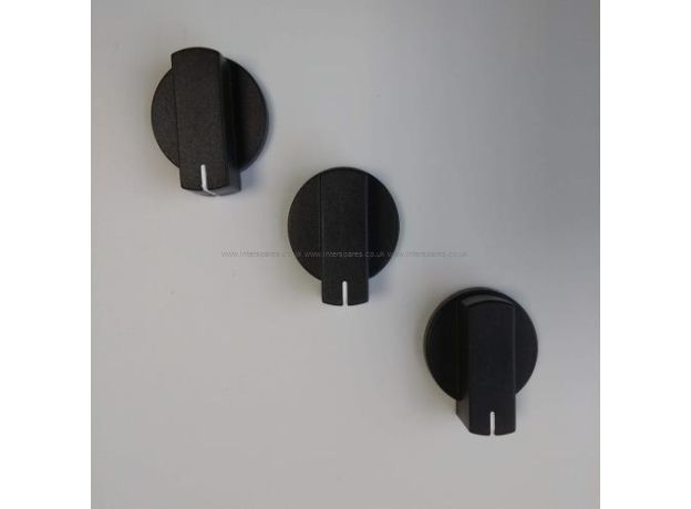 Spare Parts Control Knob Black Pack of 3