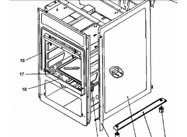 Tricity Bendix COVER - LOWER PART