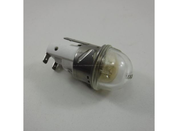 Howden Lamona Lamp Socket c/w Cover Glass & Bulb