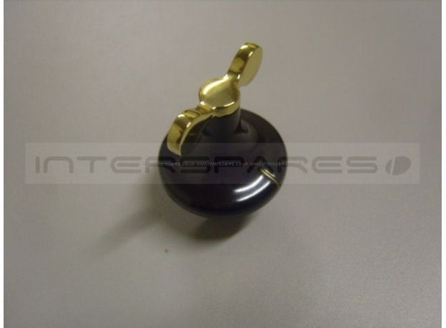 Diplomat Hygena Control Knob - Brown / Brass