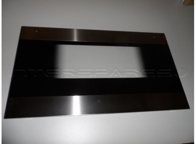Nardi Door Glass - Outer Black and Steel