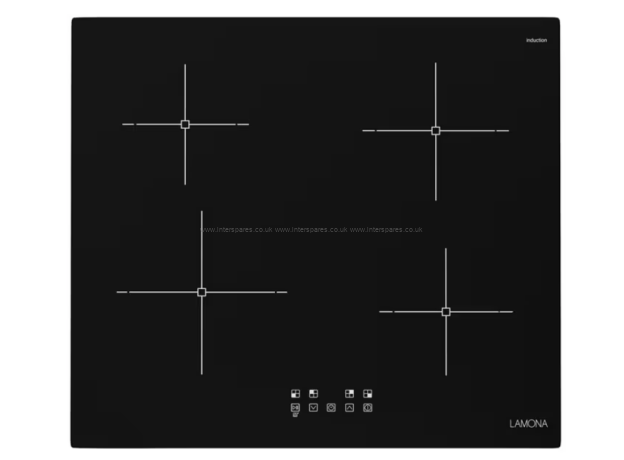 Appliances Black Electric Induction Hob 60cm