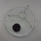 Diplomat De Dietrich Premium Appliance Brands Ltd Brandt GLASS TURNTABLE C/W ROLLER & DRIVE ASSEMBLY