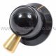 Spare Parts Control Knob Black Brass