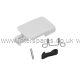 Hygena Diplomat Door Handle Kit - White